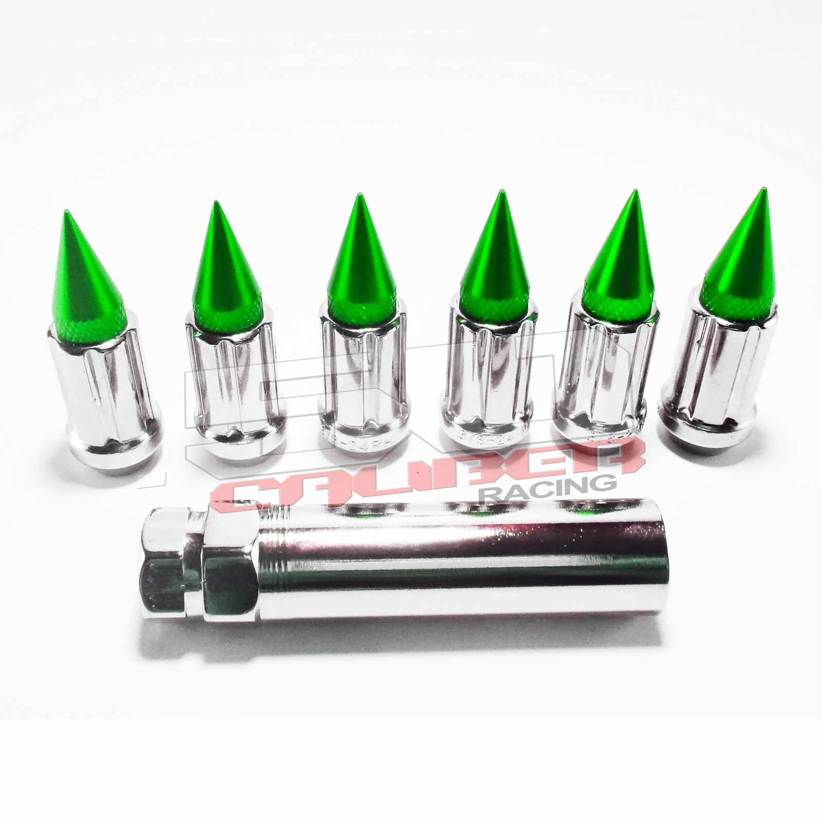 10 x 1.25 mm Spiked Lug nuts Chrome - 16 Pack