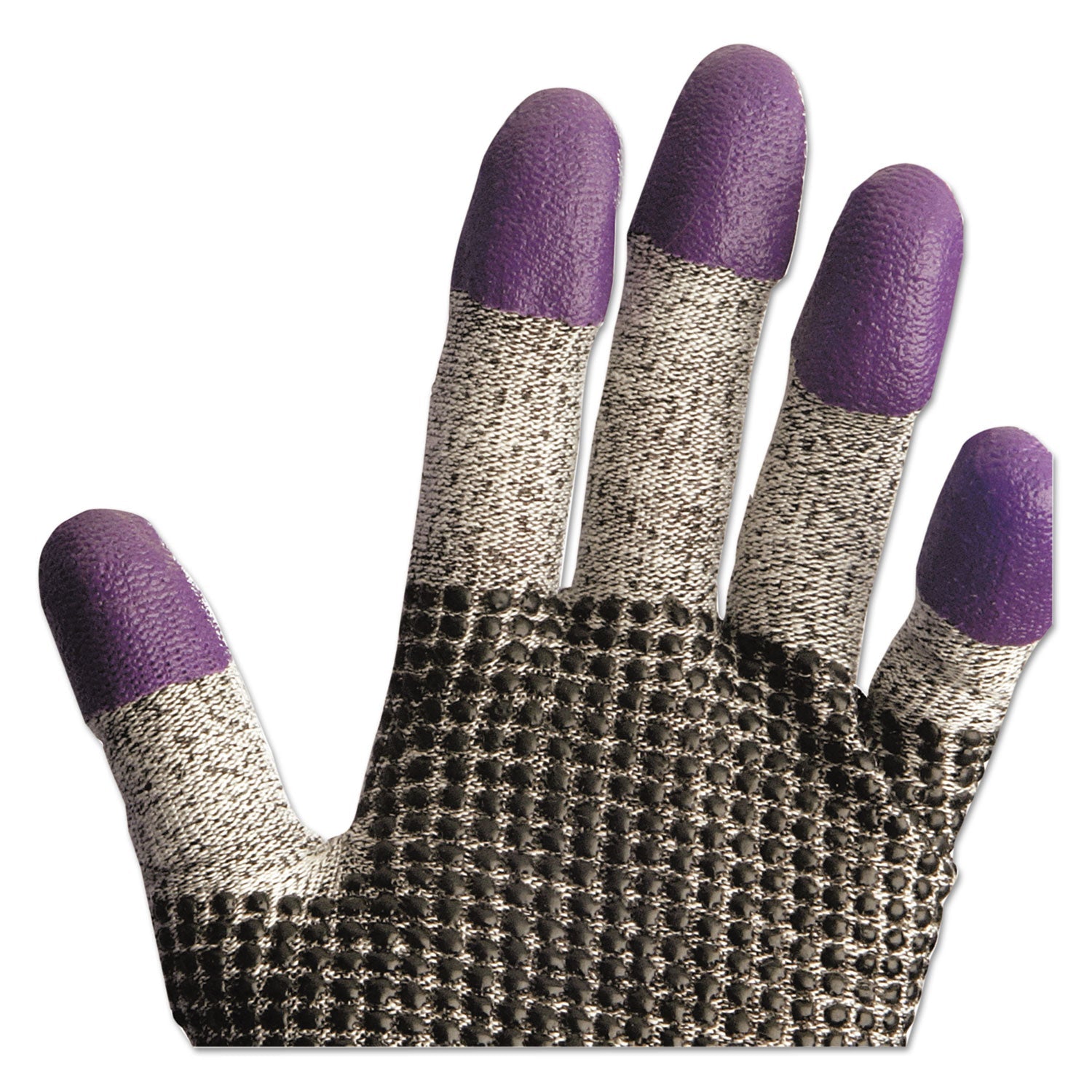 KleenGuard G60 Purple Nitrile Gloves, 230 mm Length, Medium/Size 8, Black/White, Pair