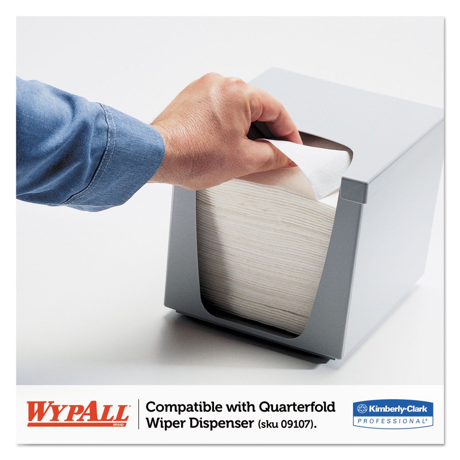 WypAll X70 Wipers, 12.5 x 23.2, Red, 300/Carton