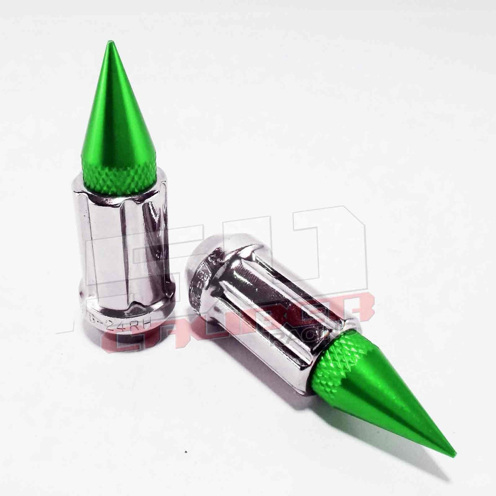 10 x 1.25 mm Spiked Lug nuts Chrome - 16 Pack