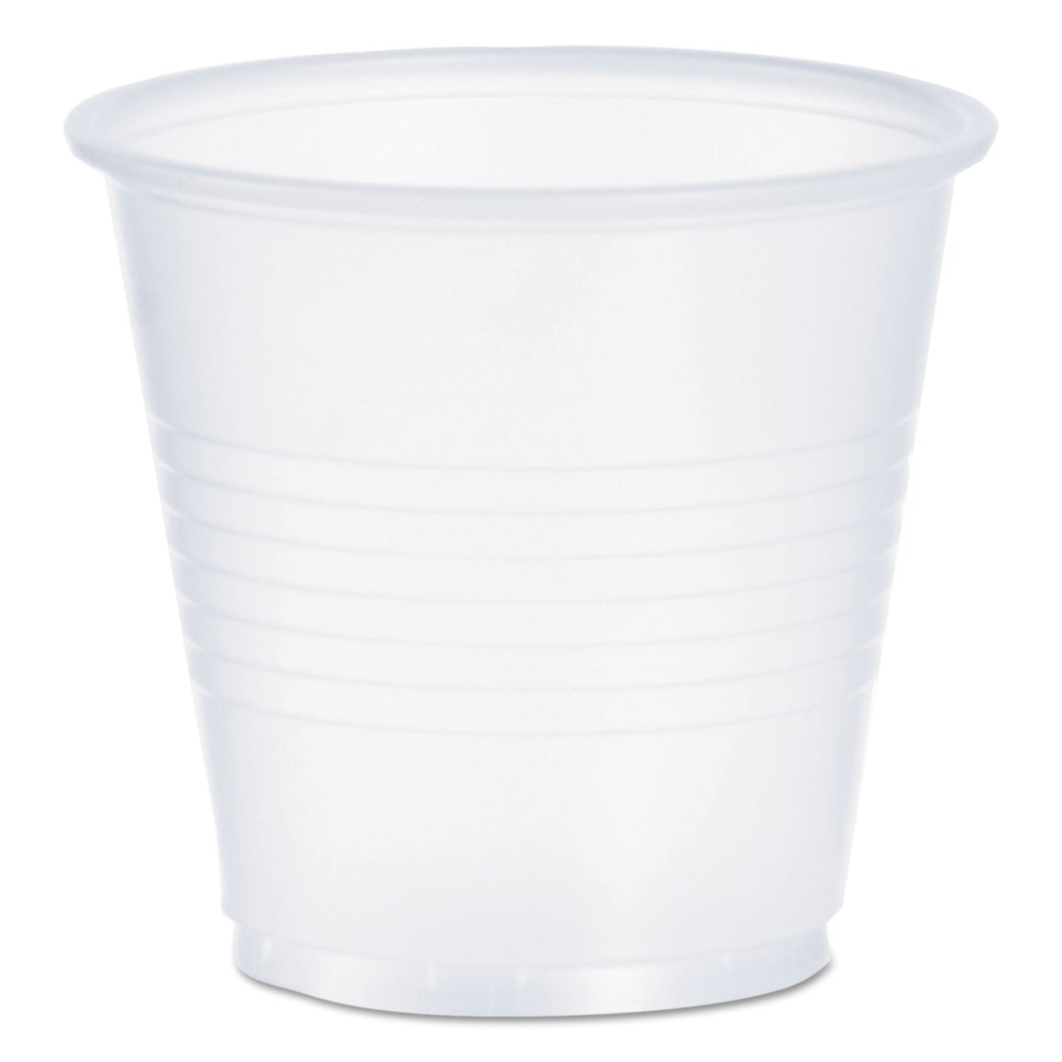 Dart High-Impact Polystyrene Cold Cups, 3.5 oz, Translucent, 100/Pack