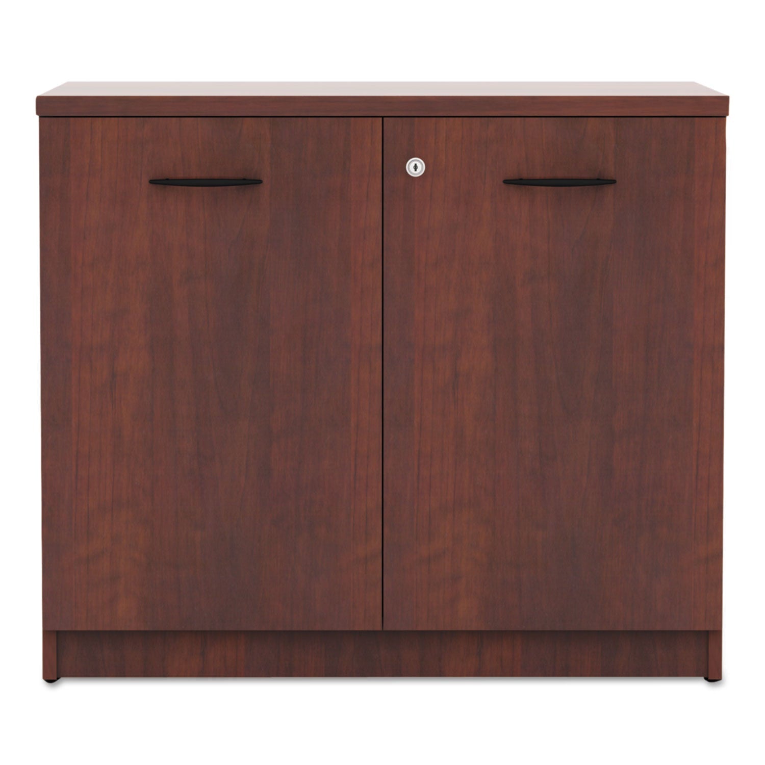Alera Valencia Series Storage Cabinet, 34 1/8w x 22 7/8d x 29 1/2h, Medium Cherry