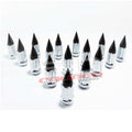 12 x 1.25 mm Chrome Spiked Lug Nuts - 16 Pack