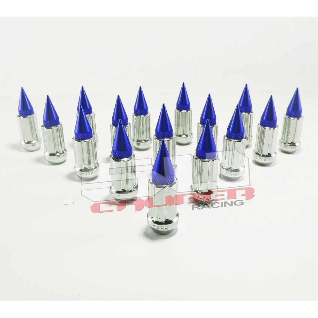 12 x 1.25 mm Chrome Spiked Lug Nuts - 16 Pack