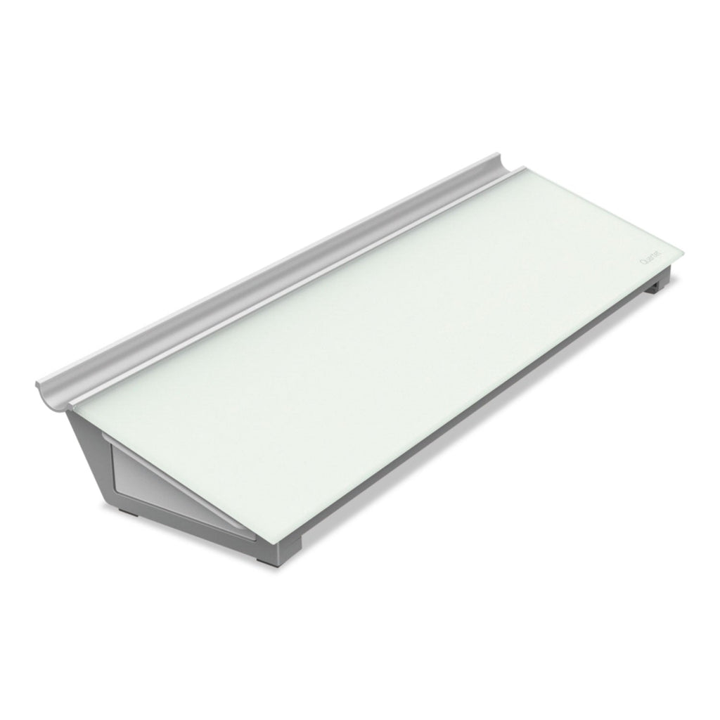 Quartet Glass Dry Erase Desktop Computer Pad, 18 x 6, White