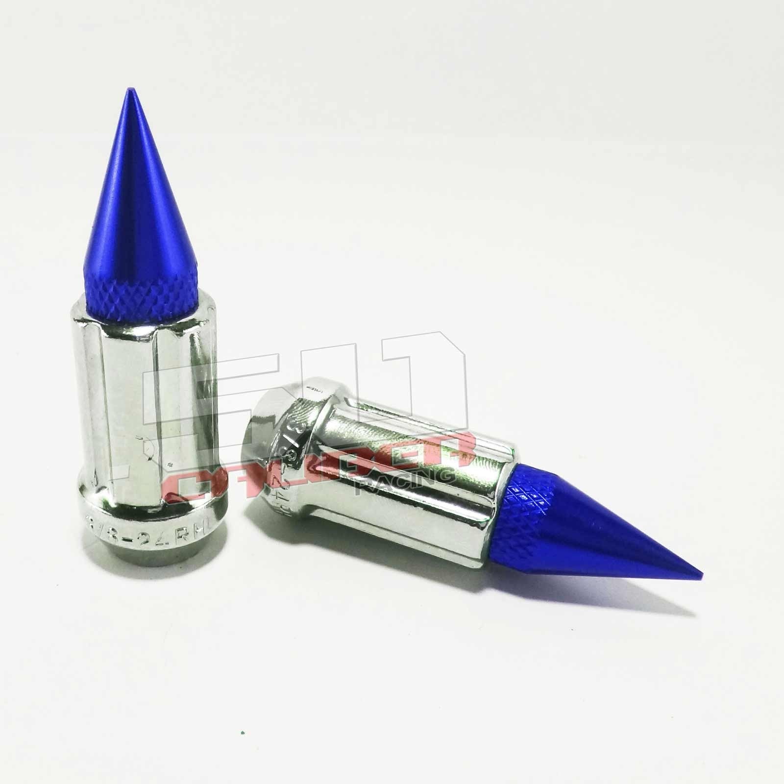 12 x 1.25 mm Chrome Spiked Lug Nuts - 16 Pack