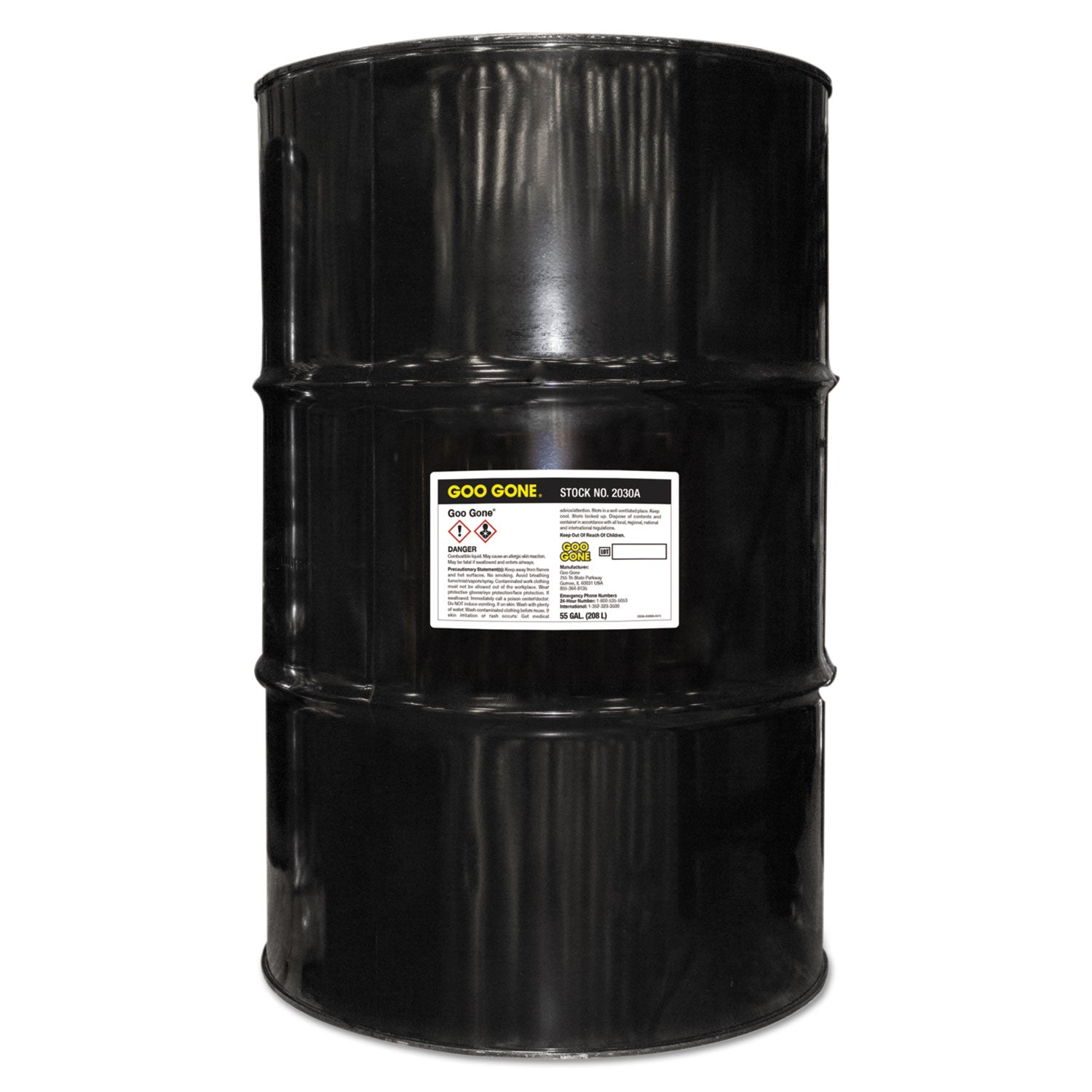 Goo Gone Original Cleaner, Citrus Scent, 55 gal Drum