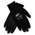 MCR Ninja HPT PVC coated Nylon Gloves, Large, Black, Pair