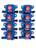 2014–2024 GM LT1/LT4 Granatelli 85kV Malevolent Blue Coil Packs – 28-0514-CPBM