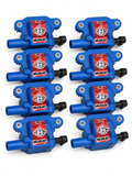 2005–2017 GM LS2/LS3/LS7/LS9/LSA Granatelli 85kV Malevolent Blue Coil Packs – 28-0513-CPBM