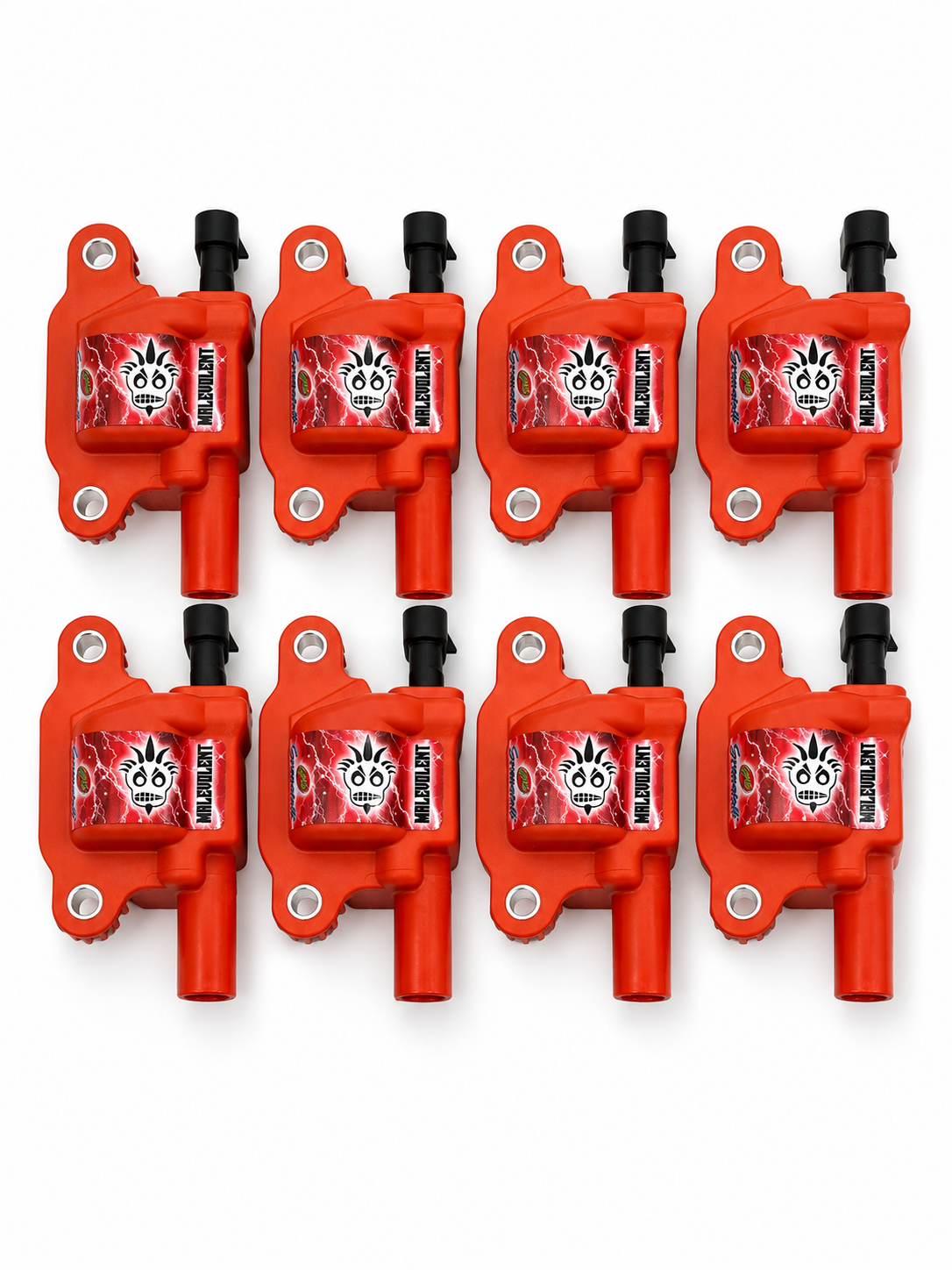 2014–2024 GM LT1/LT4 Granatelli 85kV Malevolent Red Coil Packs – 28-0514-CPRM