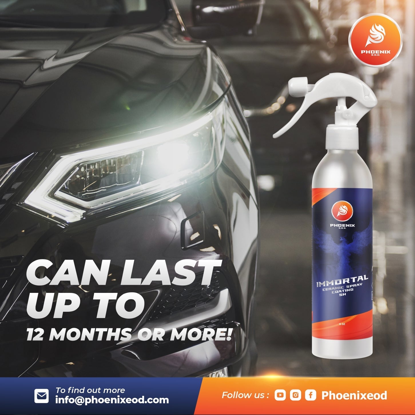 Immortal Ceramic Spray Coating – 7H