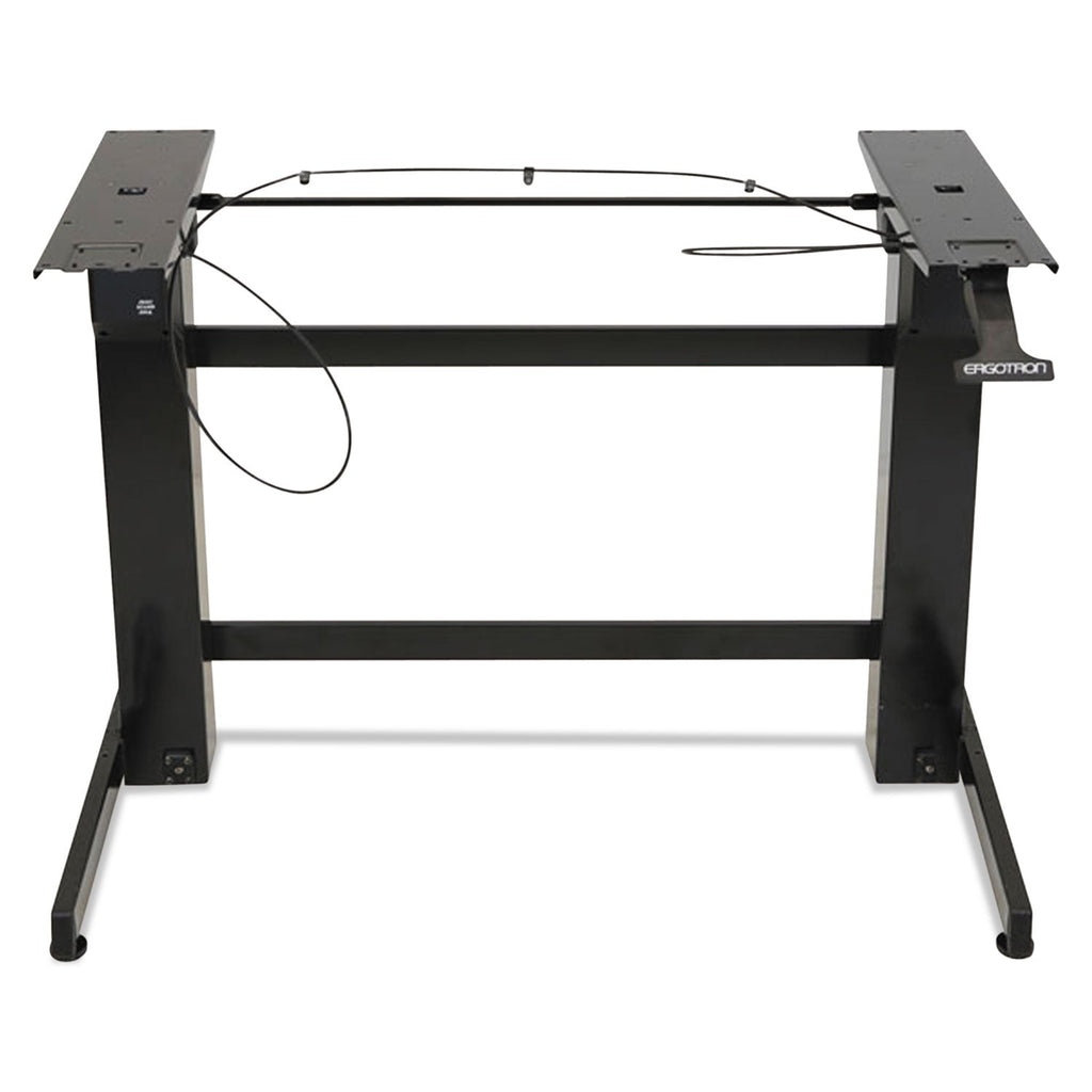 WorkFit-B Sit-Stand Base, Up to 88 lb, 42" x 26" x 32" to 51.5", Black