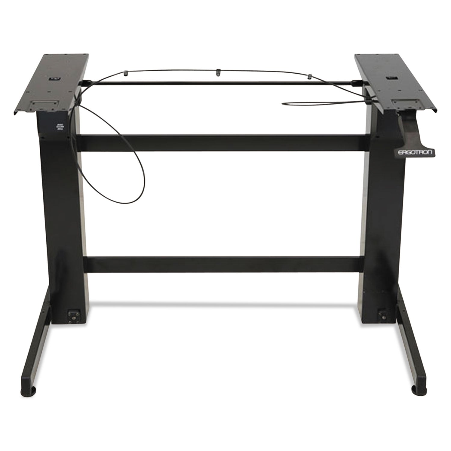 WorkFit-B Sit-Stand Base, Up to 88 lb, 42" x 26" x 32" to 51.5", Black