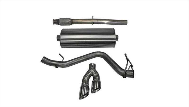 Corsa Performance 14-17 Chevy Silverado 1500 5.3L V8 CC / SB 3in Single Side Exit