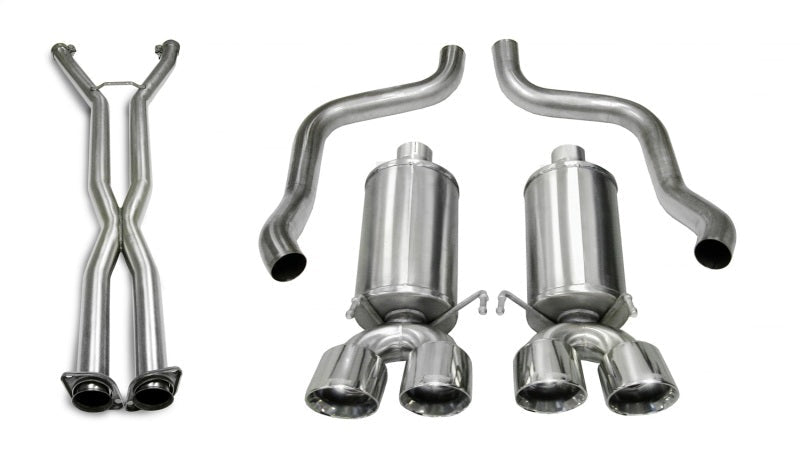Corsa Performance 2.5" Dual Rear Exit Cat-Back Exhaust System with Twin 3.5" Tips 