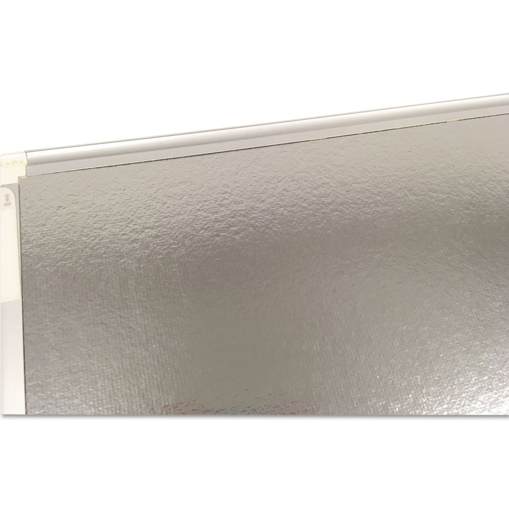 MasterVision Grid Planning Board, 1 x 2 Grid, 36 x 24, White/Silver