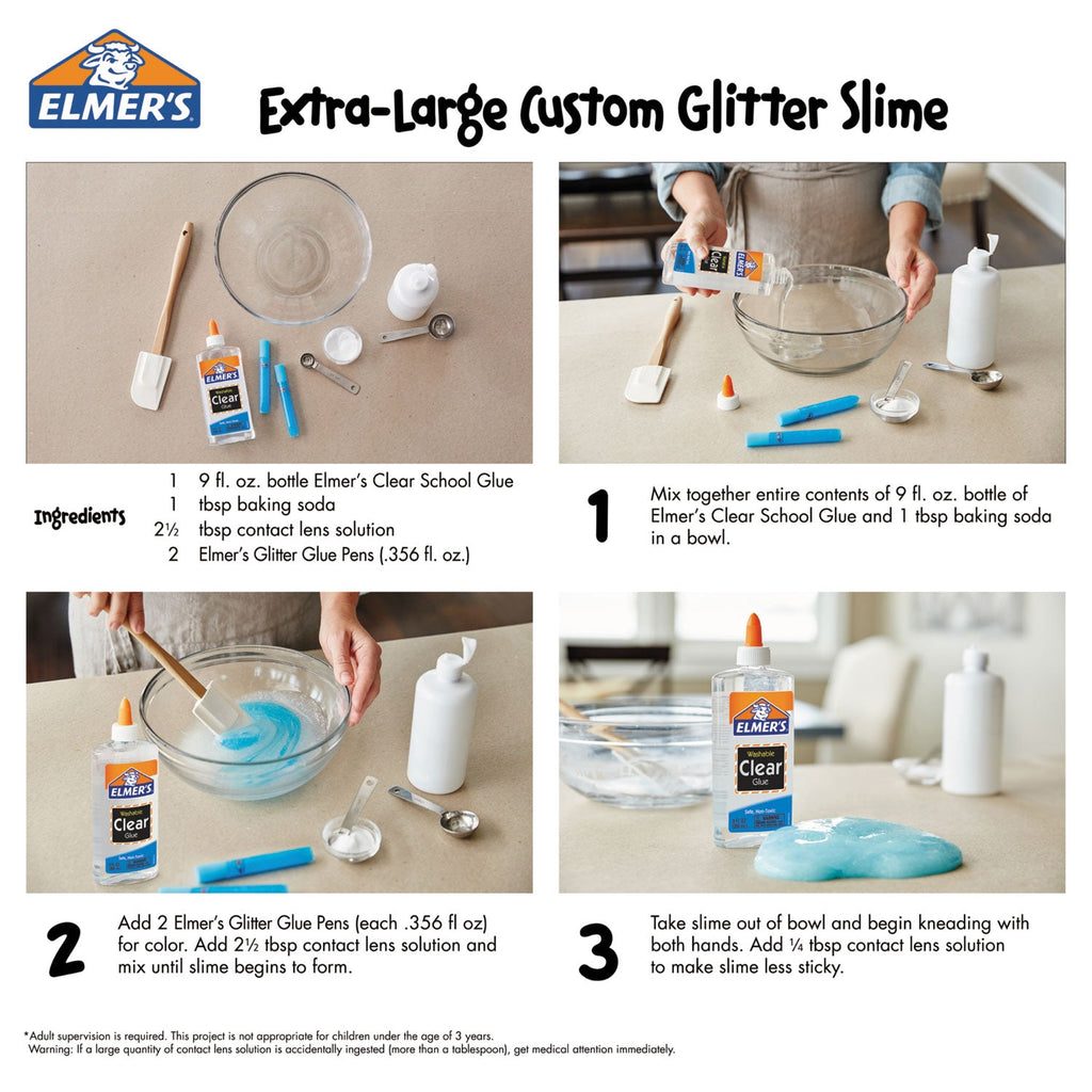 Elmer's Washable School Glue, 5 oz, Dries Clear