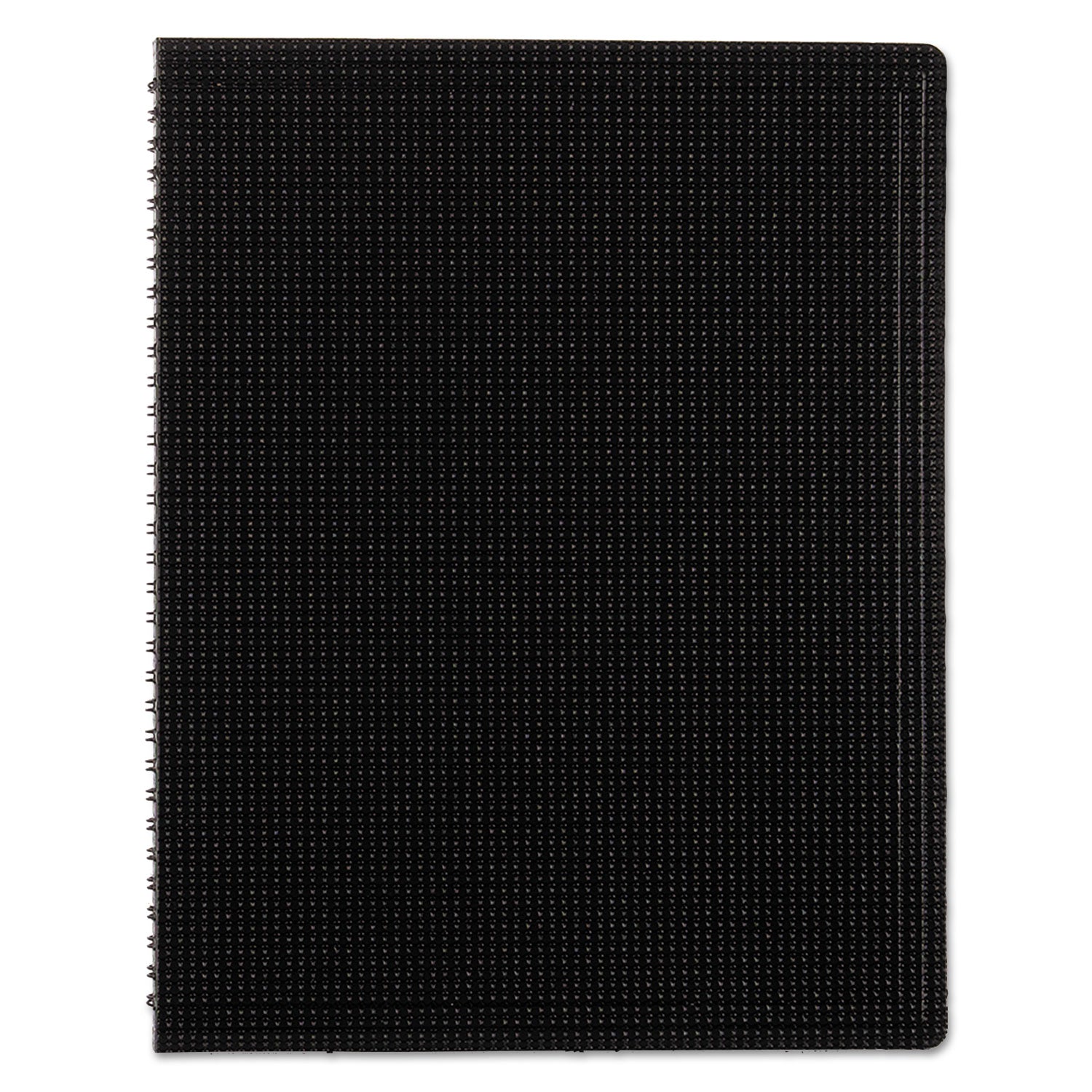Blueline Duraflex Poly Notebook, 1 Subject, Medium/College Rule, Black Cover, 11 x 8.5, 80 Sheets