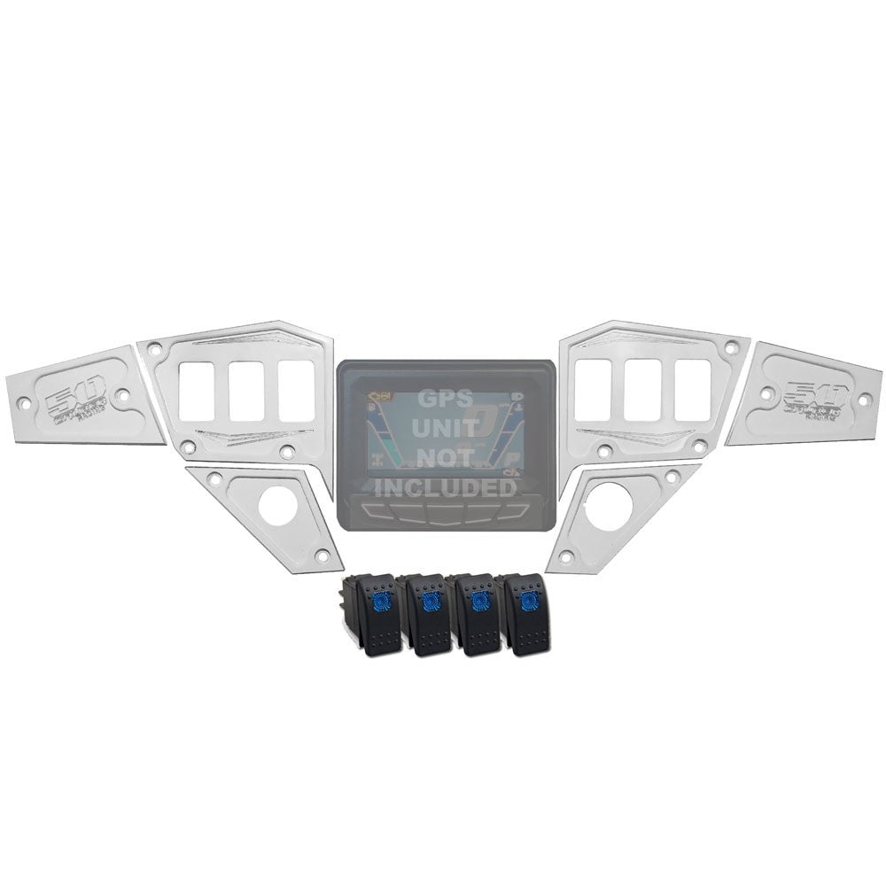 RZR Dash Panel Digital GPS 6 piece with switches