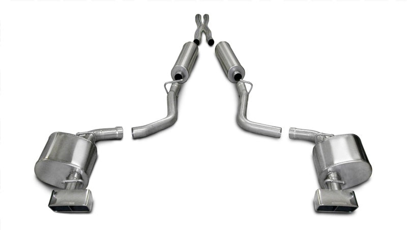 Corsa Performance 09-10 Dodge Challenger R/T 5.7L V8 Manual Polished Xtreme Cat-Back