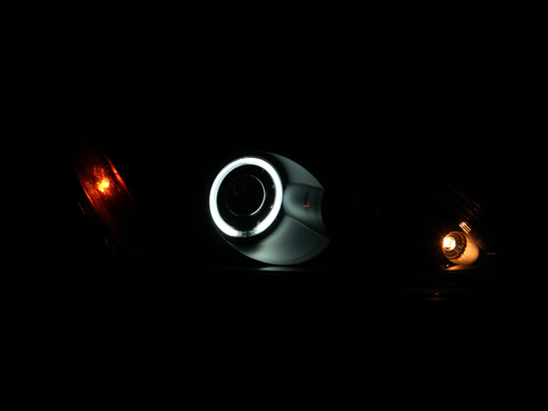 Anzo 2004-2007 Mitsubishi Lancer Projector Headlights w/ Halo Black (CCFL)