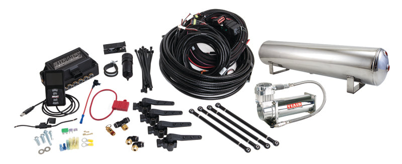AIRLIFT Performance 3H (3/8" Air Line, 4 Gallon 5-Port Lightweight Polished