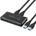 Printer sharer USB 2.0 two in four out splitter shared by two computers with a 4-port switch