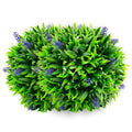 2 Pieces Artificial Lavender Topiary Balls with Flowers