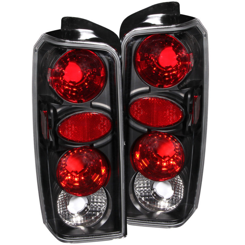 Anzo 1997-2001 Jeep Cherokee Tail lights Black