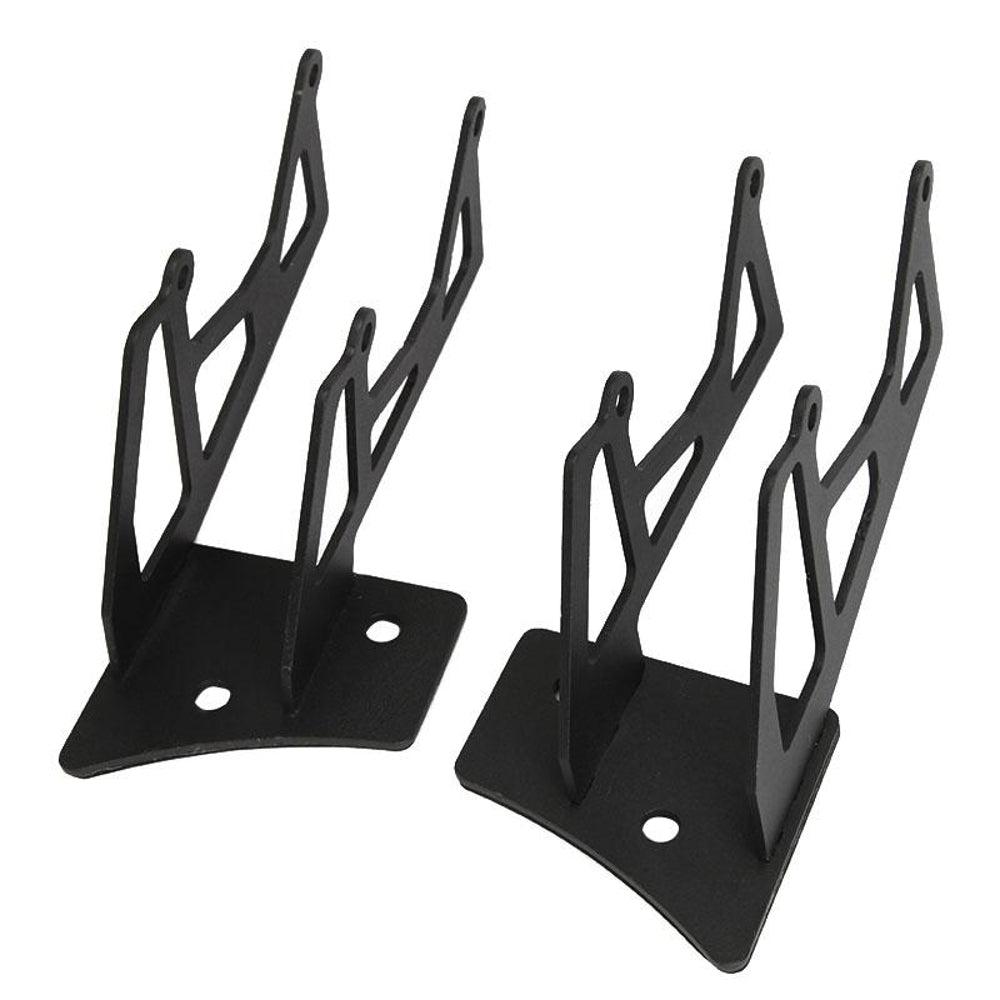 Dual A-Pillar Pods Light Windshield Mount Brackets for Wrangler 2007-2015