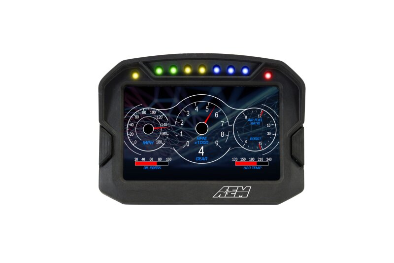 AEM CD-5G Carbon Digital Dash Display w/ Interal 10Hz GPS & Antenna