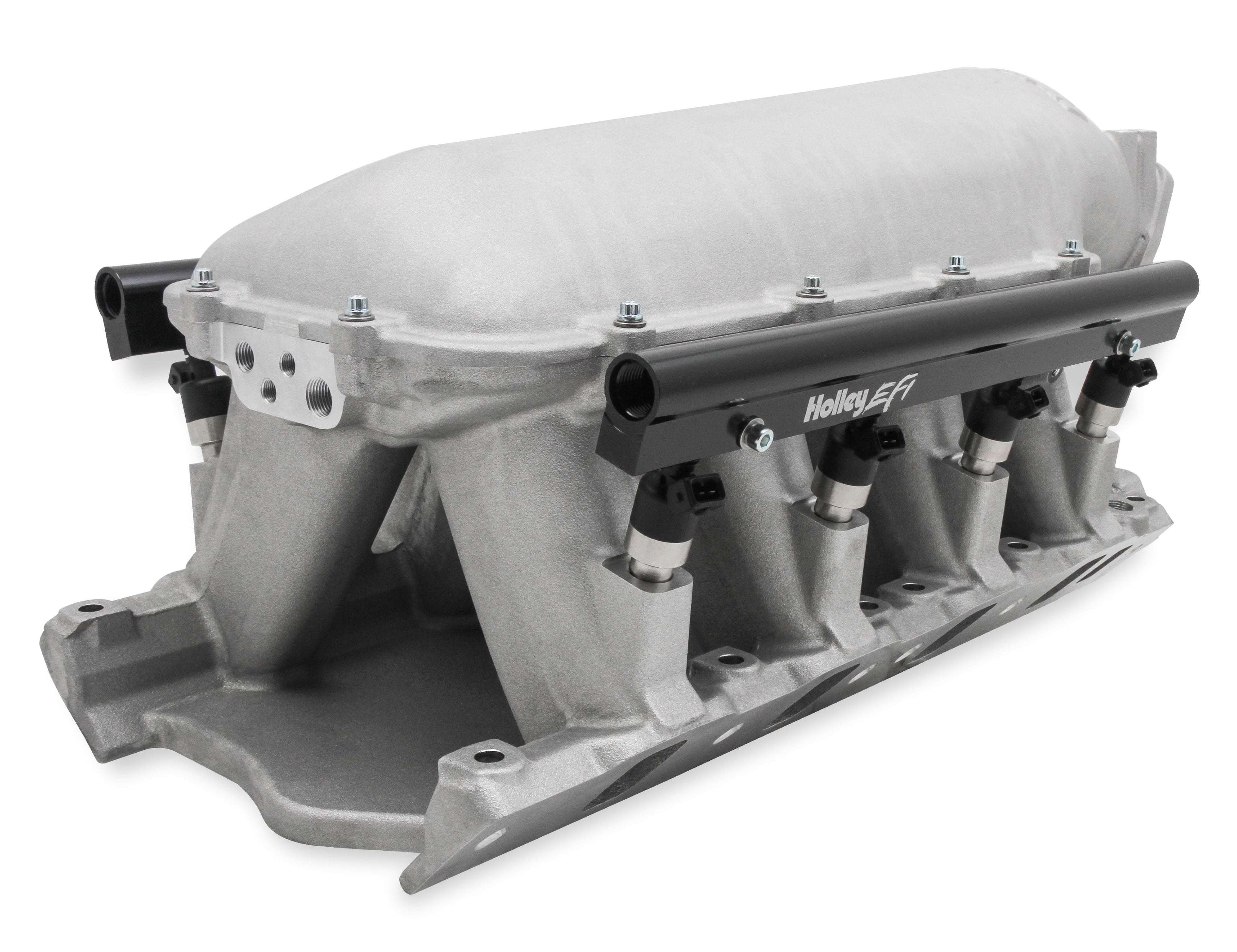 351W Ford Hi-Ram EFI Manifold 105mm LS Throttle Body Flange Top
