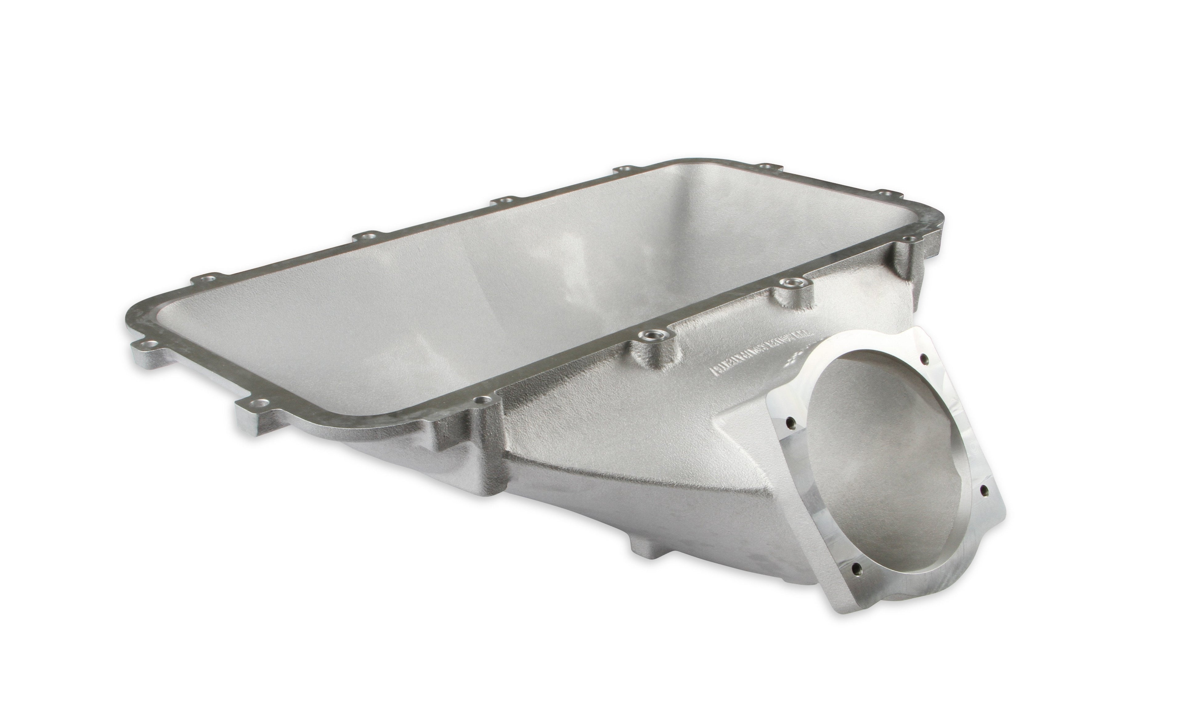 HI-RAM 105MM Cast Side Mount Plenum Top - Cast Finish- GM Style