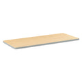HON Build Rectangle Shape Table Top, 60w x 24d, Natural Maple