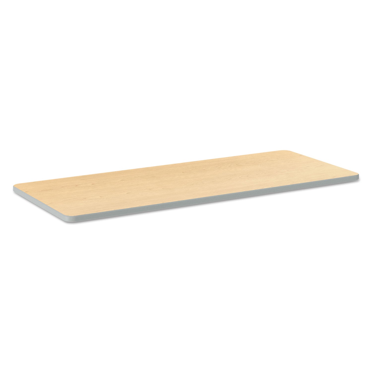 HON Build Rectangle Shape Table Top, 60w x 24d, Natural Maple