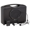AmpliVox Bluetooth Audio Portable Buddy with Wireless Handsfree Mic, 50 W, Black