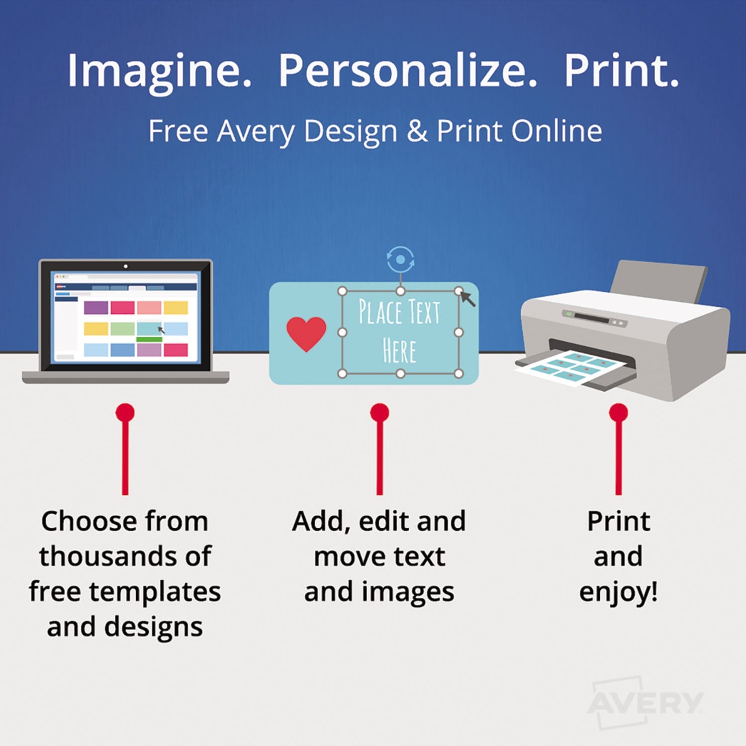 Avery EcoFriendly Mailing Labels, Inkjet/Laser Printers, 2 x 4, White, 10/Sheet, 100 Sheets/Pack