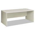 HON 38000 Series Desk Shell, 72" x 36" x 30", Light Gray/Silver