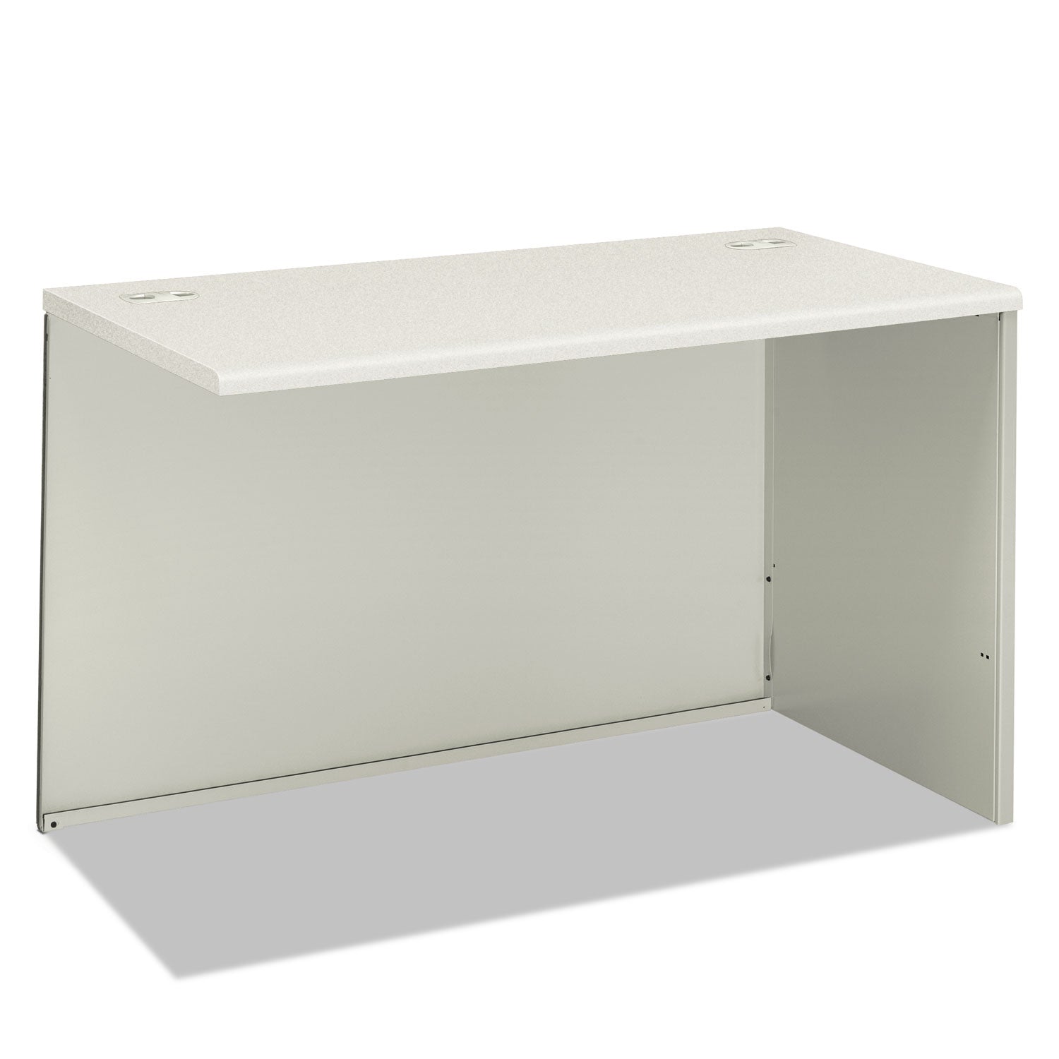 HON 38000 Series Return Shell, Right, 31.75w x 53.19d x 3.75h,Silver Mesh/Light Gray