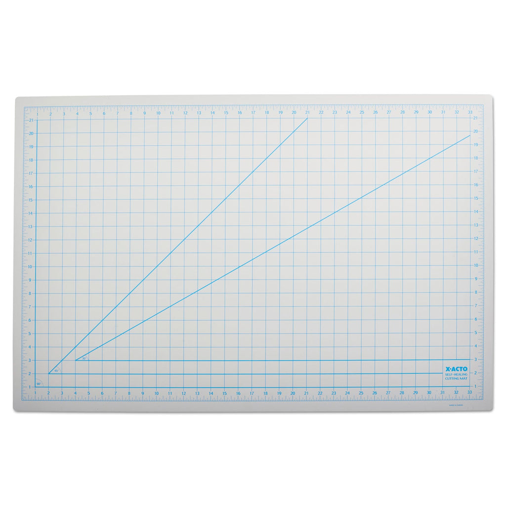 X-ACTO Self-Healing Cutting Mat, Nonslip Bottom, 1" Grid, 24 x 36, Gray