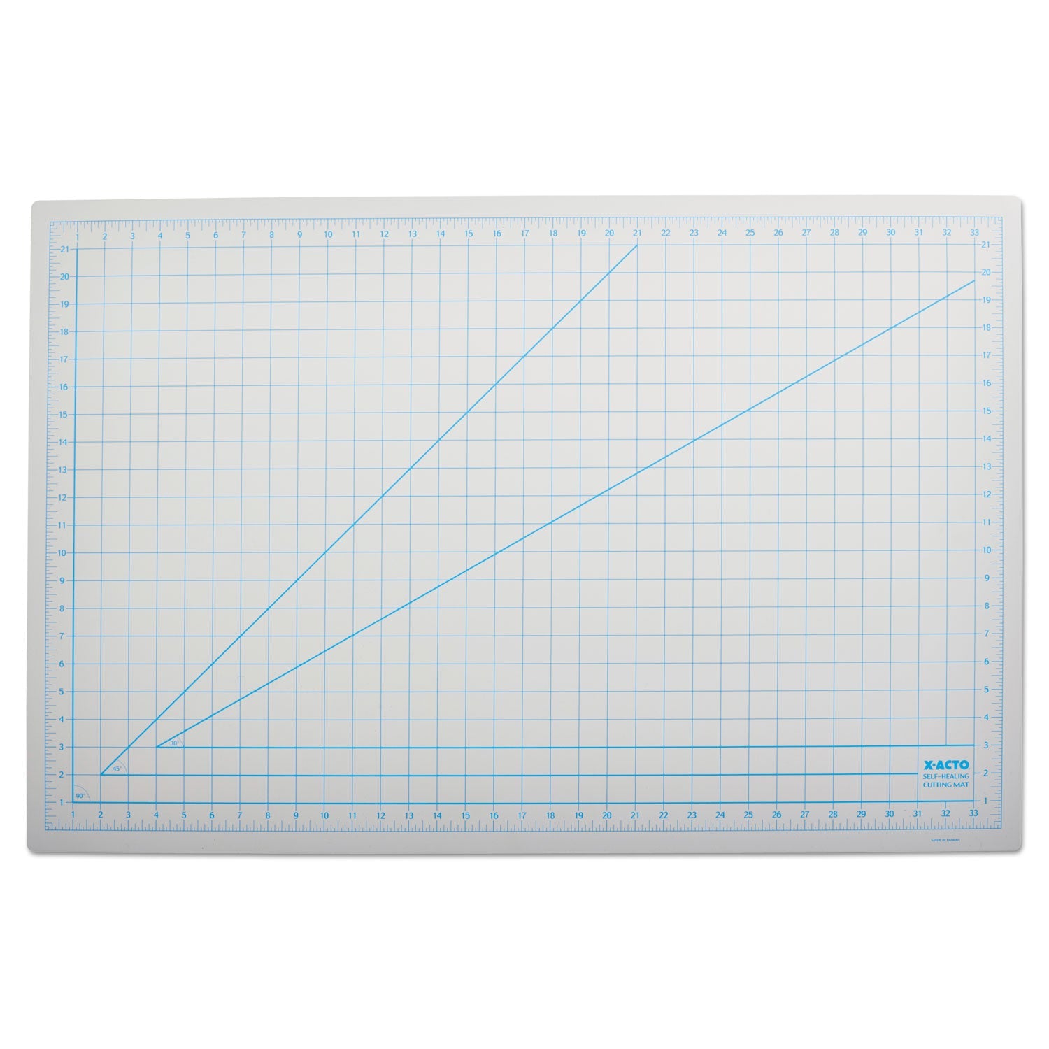 X-ACTO Self-Healing Cutting Mat, Nonslip Bottom, 1" Grid, 24 x 36, Gray
