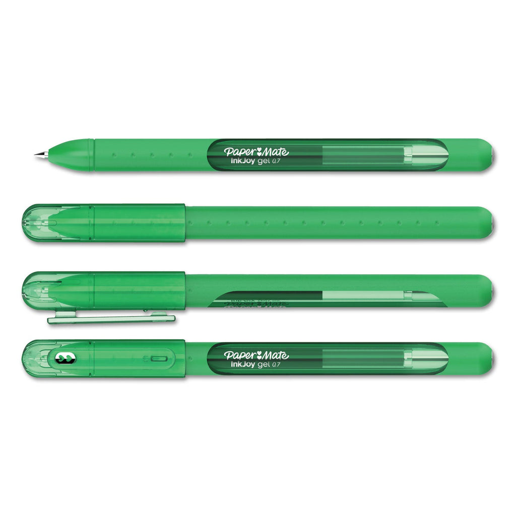 Paper Mate InkJoy Gel Pen, Stick, Medium 0.7 mm, Assorted Ink and Barrel Colors, 14/Pack