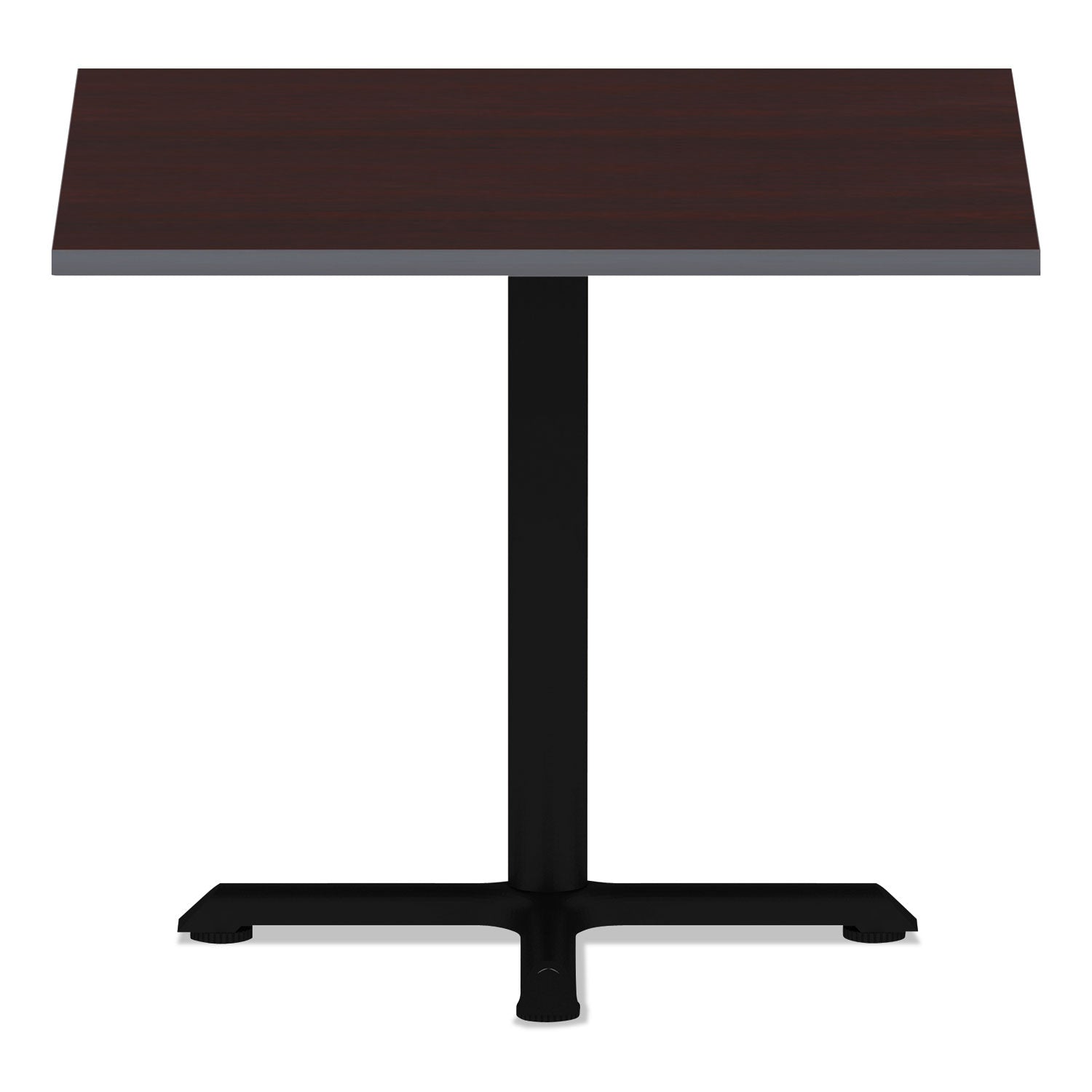 Alera Reversible Laminate Table Top, Square, 35.38w x 35.38d, Medium Cherry/Mahogany