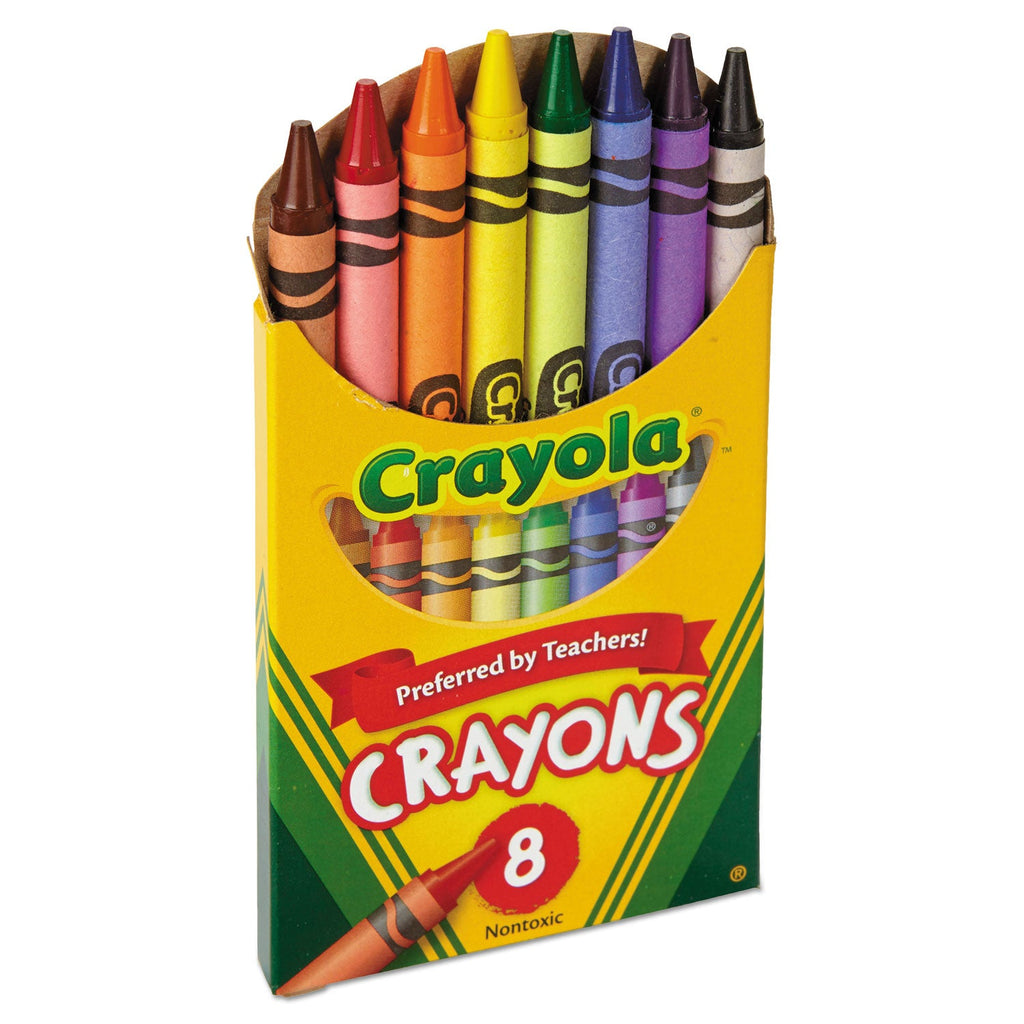 Crayola Classic Color Crayons, Tuck Box, 8 Colors