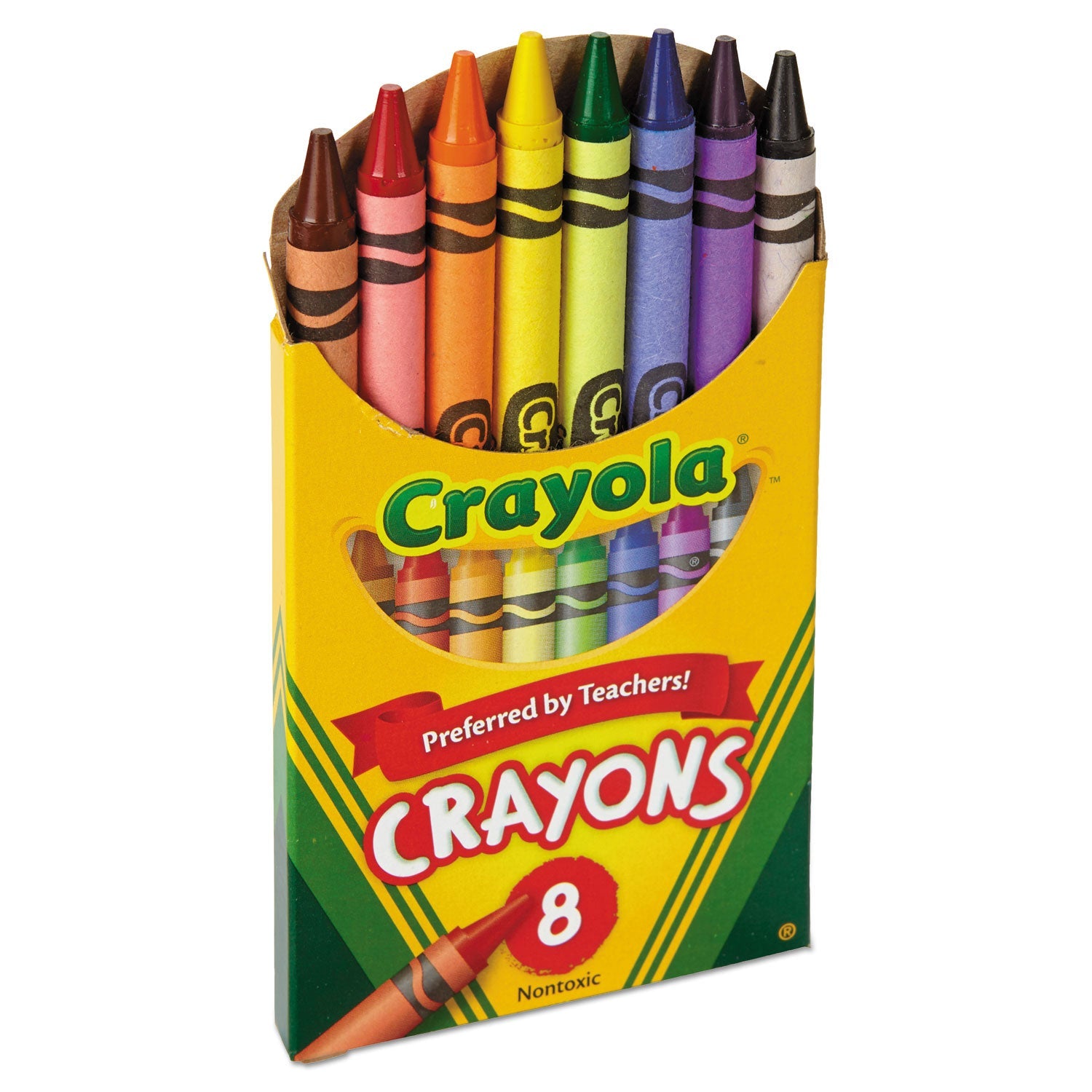 Crayola Classic Color Crayons, Tuck Box, 8 Colors