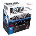BlueCollar Drawstring Trash Bags, 30 gal, 1 mil, 30" x 34", Black, 40/Box