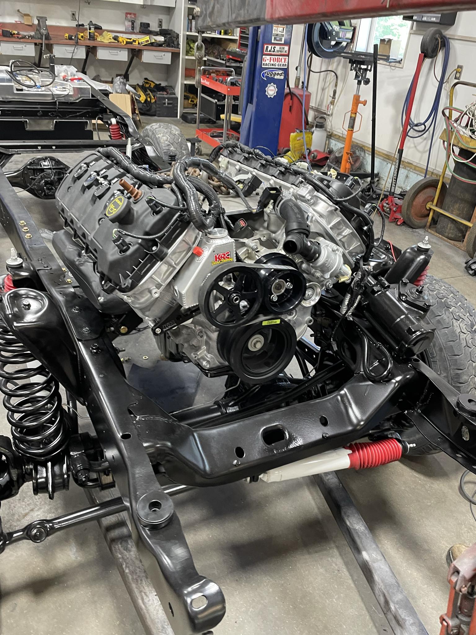 Coyote Swap 1973-79 Ford F100 and Bronco 4x4 Engine & Trans Mount Kit