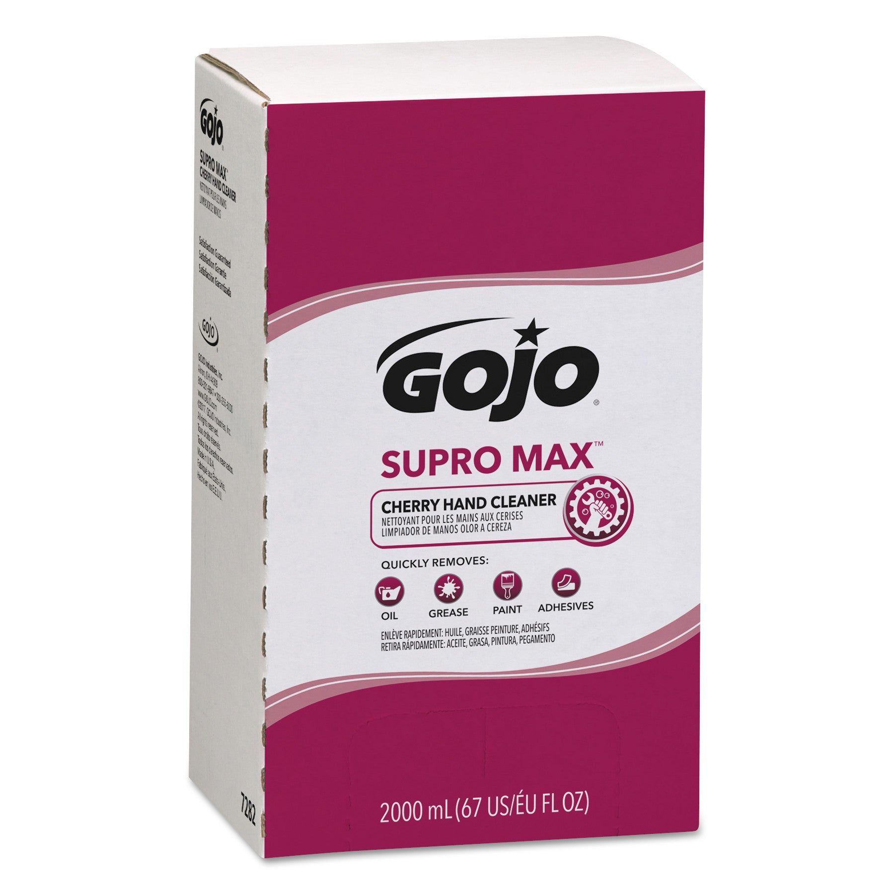 GOJO SUPRO MAX Cherry Lotion Hand Cleaner, 2,000 mL Refill, 4/Carton