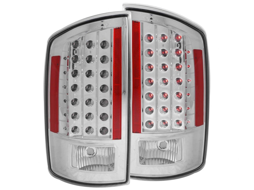 Anzo 2006-2008 Dodge Ram 1500 LED Tail lights Chrome
